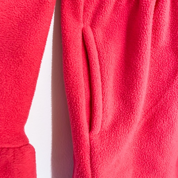 Girls pink fleece jacket size 8 - Picture 3 of 12